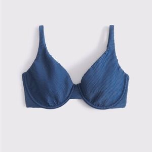 Abercrombie & Fitch Curve Love High Apex Underwire Bikini Top NWT